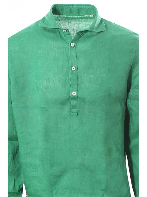 polo camicia tyler in lino tinto capo ALTEA | 400241