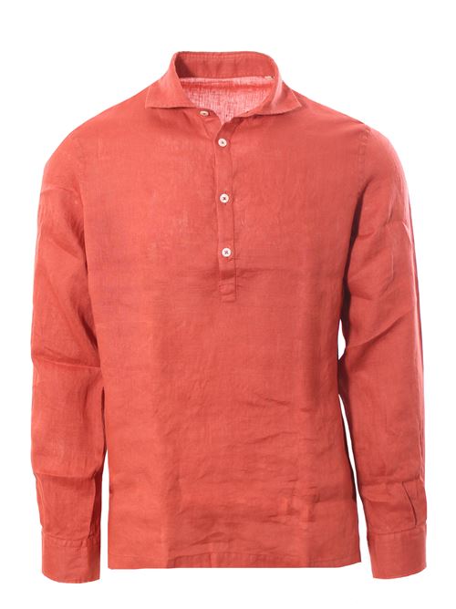 polo camicia tyler in lino tinto capo ALTEA | 400273