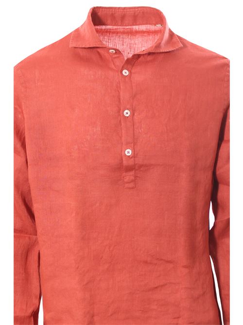 polo camicia tyler in lino tinto capo ALTEA | 400273