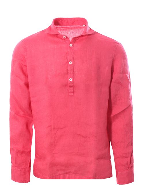 polo camicia tyler in lino tinto capo ALTEA | 400276