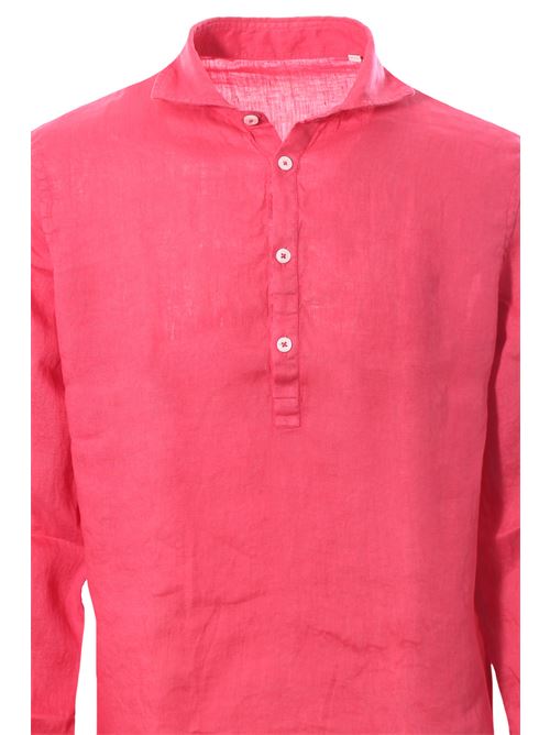 polo camicia tyler in lino tinto capo ALTEA | 400276
