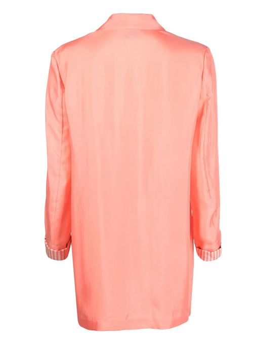 Giacca monopetto lunga in twill enzimato ALYSI | 103842P3234PEONY