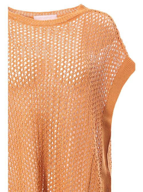 Girocollo in lino e cotone traforato ANTONELLI | MALCOLM41038JT01892C20136