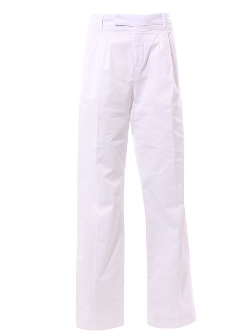 Pantalone in cotone vita alta BRIGLIA | WHITEGW323049000150