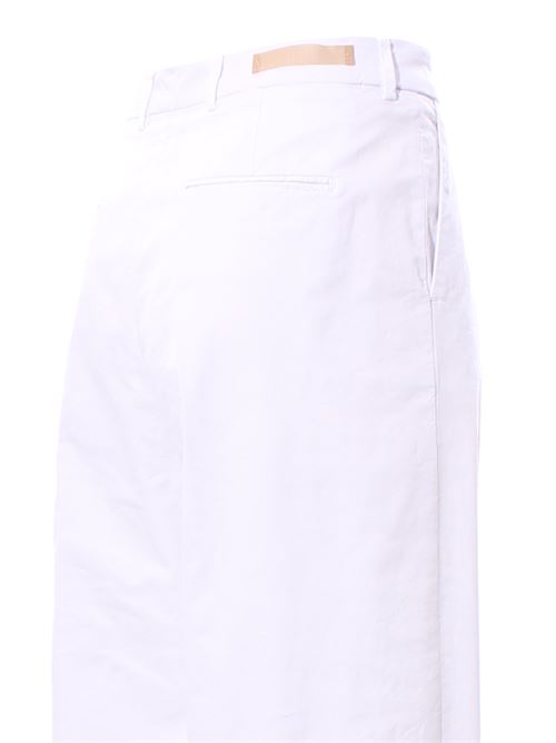 Pantalone in cotone vita alta BRIGLIA | WHITEGW323049000150