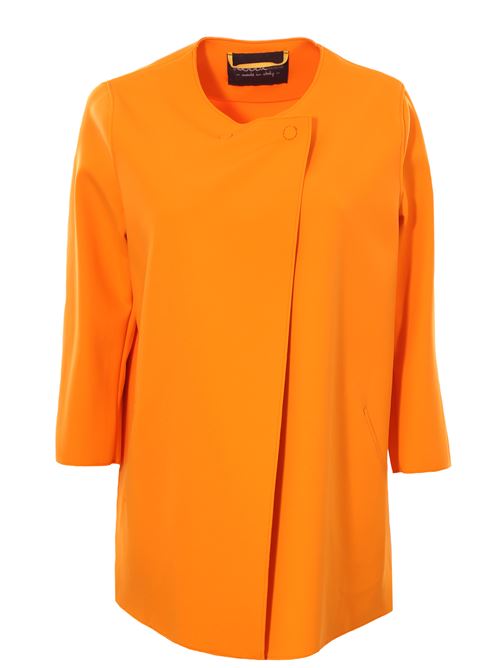 Giaccone in neoprene doppio petto con spacchi EWOOLUZIONE | MENTATC50230134C081