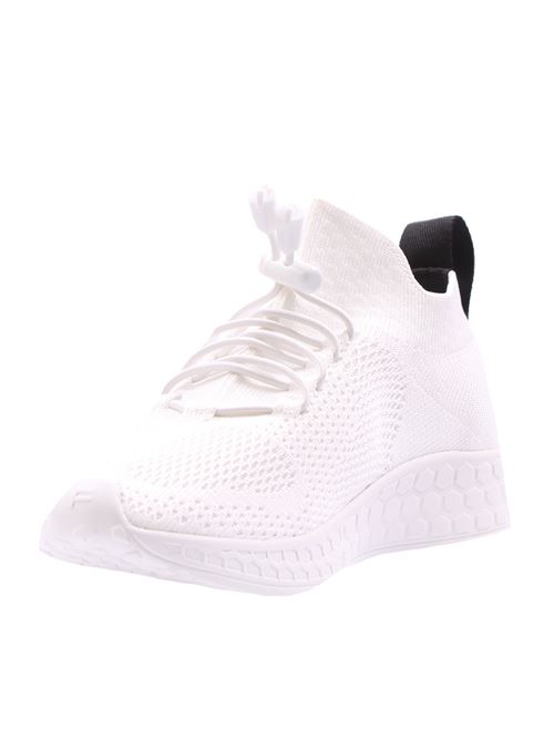 slip on in tela FESSURA | KID053/KNITWHITE
