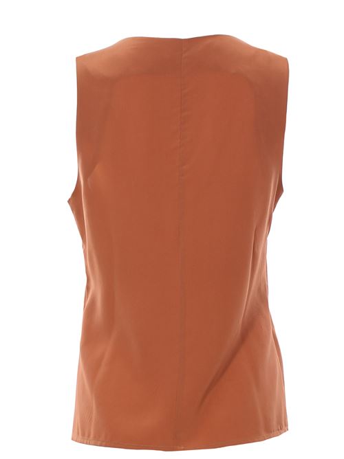 Canotta in crepe de chine MALIPARMI | JP10473004412031