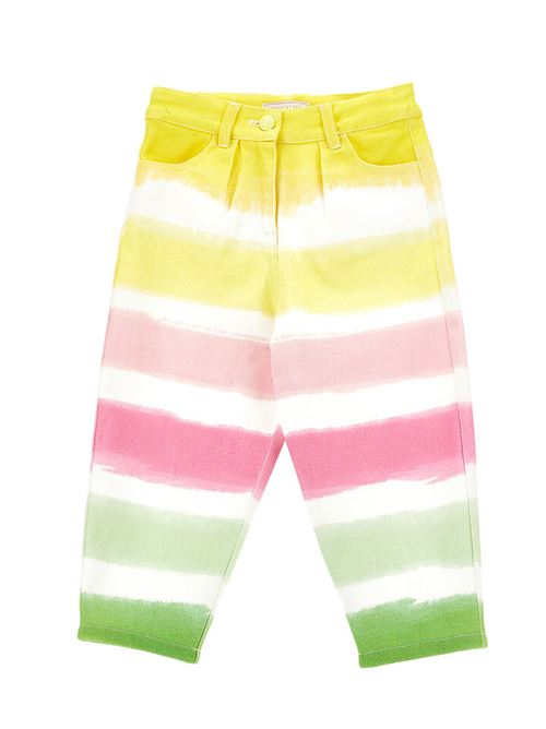 Pantalone multicolor in cotone stretch MONNALISA | 19A41210340084