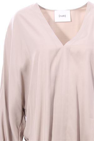 Blusa in viscosa  NUDE | 1103523514