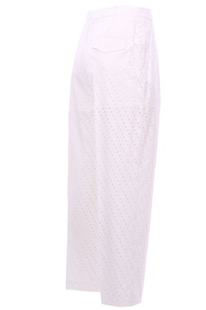 Pantalone in cotone perforato NUDE | 110357201