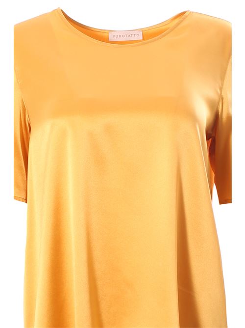 T-shirt in seta PUROTATTO | SS230281604702