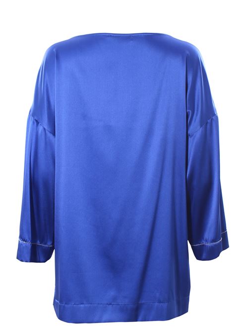 Blusa in seta con monile PUROTATTO | SS230281615398