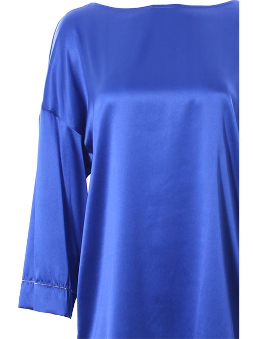 Blusa in seta con monile PUROTATTO | SS230281615398