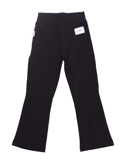 pantalone in felpa a zampa SHOE | PALOMA2308-MBLACK
