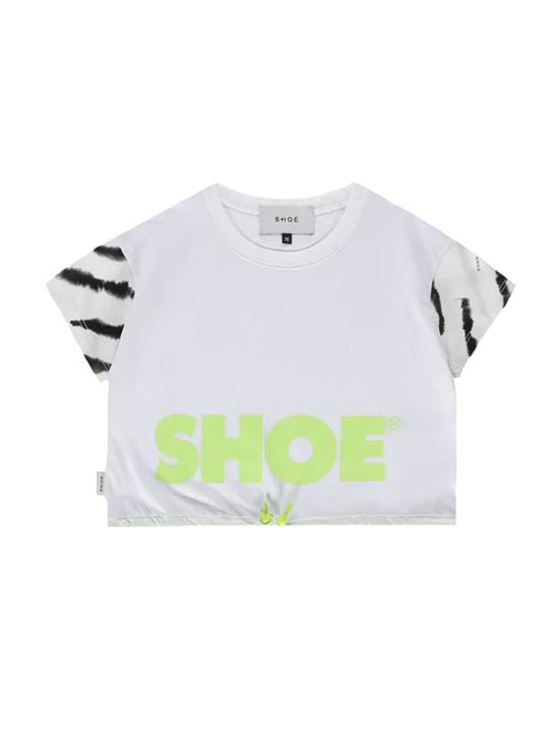 t-shirt logo in cotone SHOE | THERESA0430-MWHI/BRU