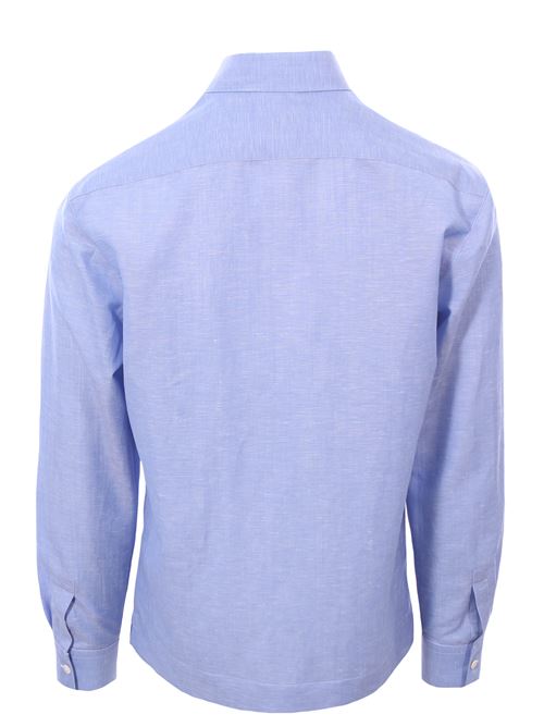 Camicia over in cotone e lino XACUS | 41104ML11003