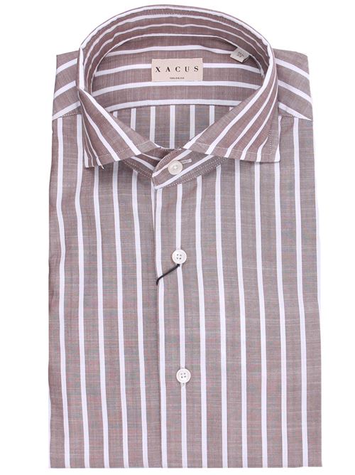 Camicia taylor a righe in cotone XACUS | 41231ML72104