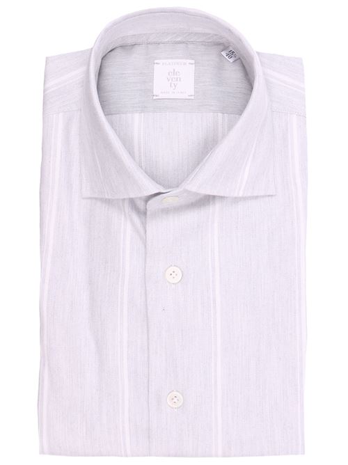 camicia a righe in flanella di cotone e lyocell ELEVENTY | J75CAMH03TES0J10313