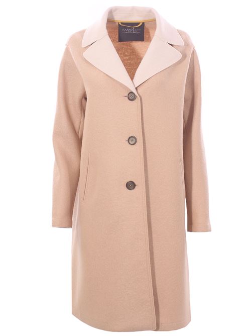 Cappotto bicolore in lana vergine EWOOLUZIONE | NEVEDKB512500001B1