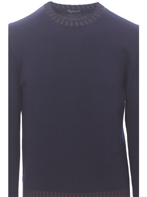 girocollo bordi vanisè in lana merino MONTEVERDI | 7122201