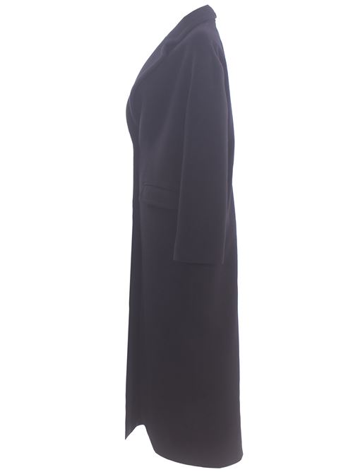 Cappotto lungo monopetto in lana e angora TAGLIATORE | CARINED70015UN1389