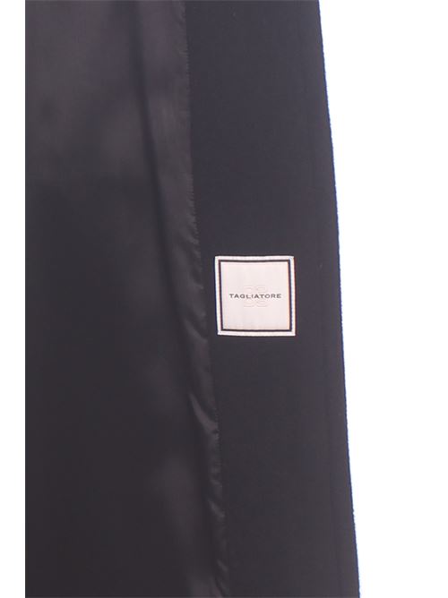Cappotto lungo monopetto in lana e angora TAGLIATORE | CARINED70015UN1389