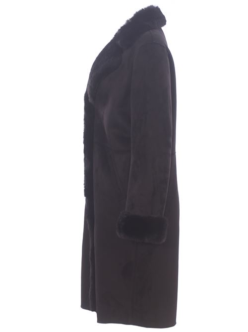 cappotto lungo effetto montone VLAB | FW468361