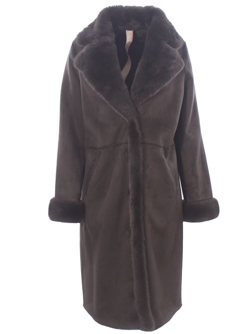 cappotto lungo effetto montone VLAB | FW4683640