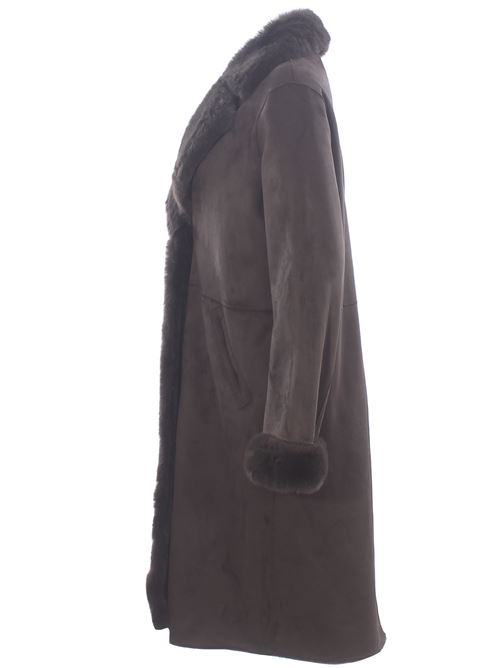 cappotto lungo effetto montone VLAB | FW4683640