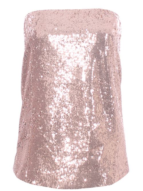Top paillettes bustier ALYSI | 105236P5007RAME