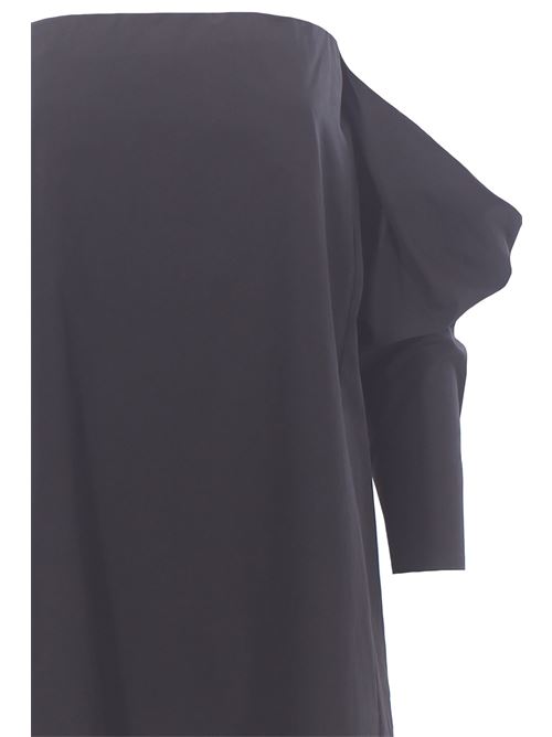 Abito popeline scollato ALYSI | 105316P5022NERO