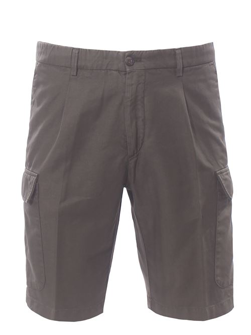 shorts cargo in cotone e lino spinato BRIGLIA | NEWPORT-540582