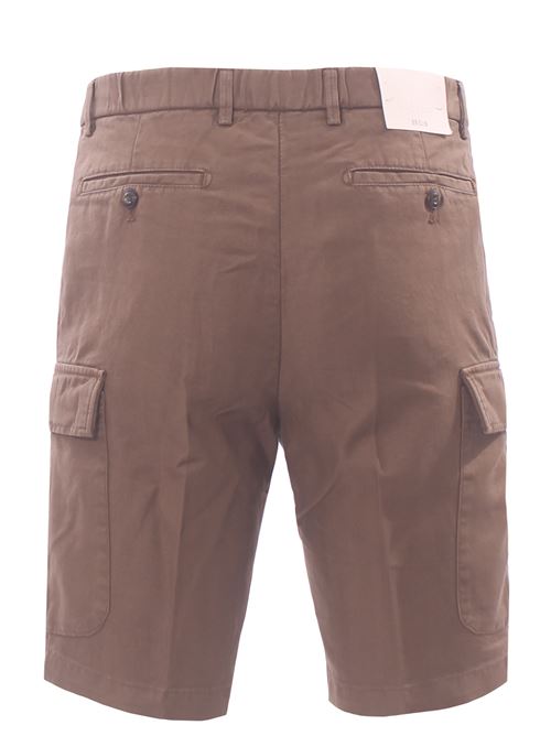 shorts cargo in cotone e lino spinato BRIGLIA | NEWPORT-540586