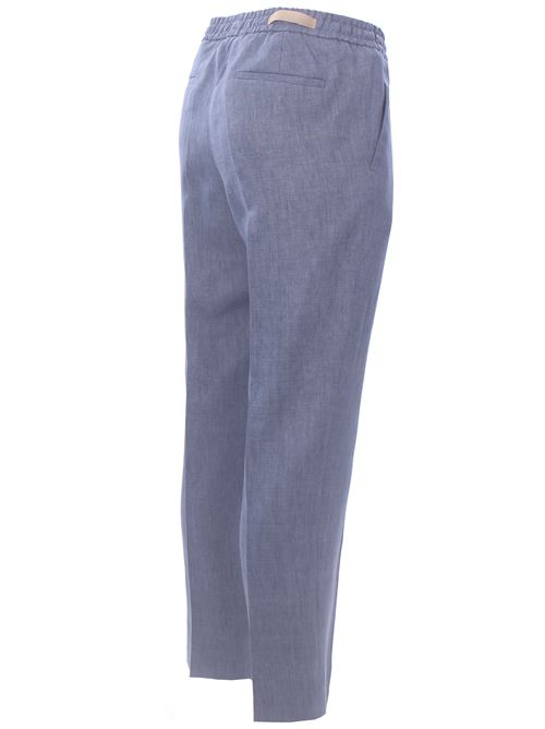 Pantalone jogging in lino fiammato BRIGLIA | WIMBLEDONW32511800061