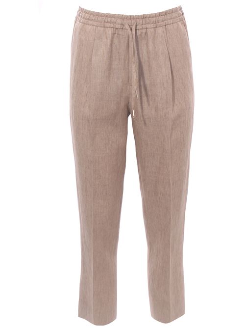 Pantalone jogging in lino fiammato BRIGLIA | WIMBLEDONW32511800073