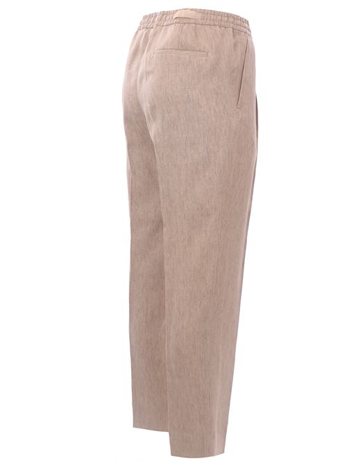 Pantalone jogging in lino fiammato BRIGLIA | WIMBLEDONW32511800073