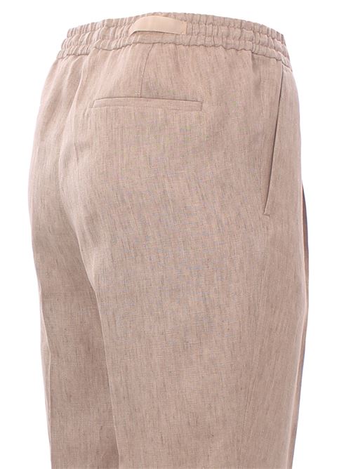 Pantalone jogging in lino fiammato BRIGLIA | WIMBLEDONW32511800073