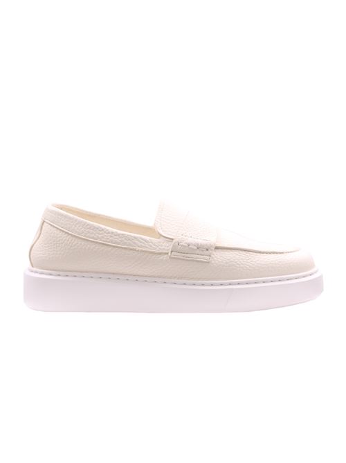 mocassini in pelle CALCE | X2227GRANELLOWHITE