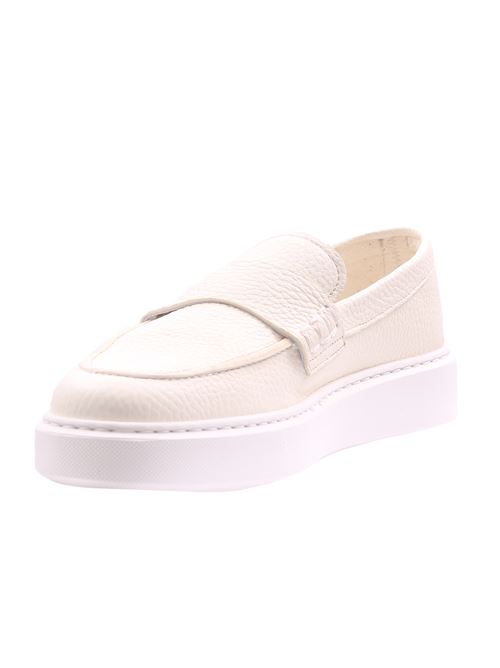 mocassini in pelle CALCE | X2227GRANELLOWHITE