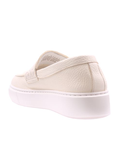 mocassini in pelle CALCE | X2227GRANELLOWHITE