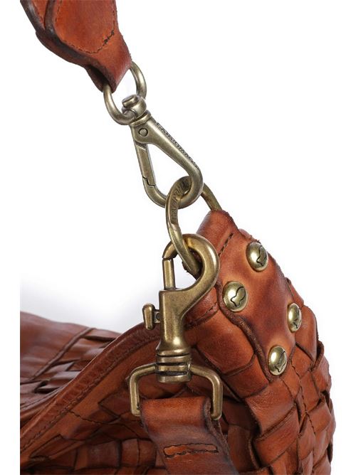 Borsa shopping edera in pelle di vacchetta intrecciata CAMPOMAGGI | C032772NDX2273C1502