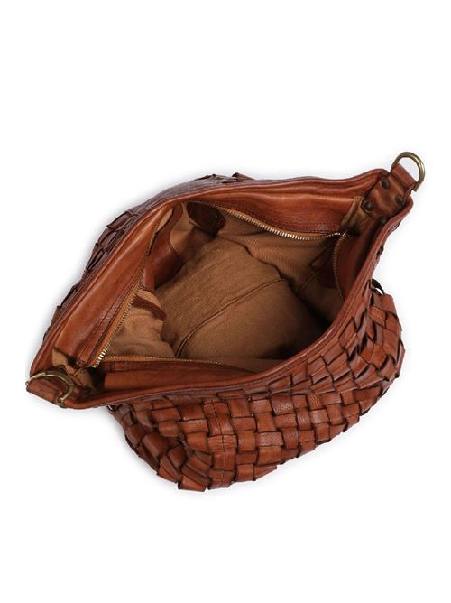 Borsa shopping edera in pelle di vacchetta intrecciata CAMPOMAGGI | C032772NDX2273C1502