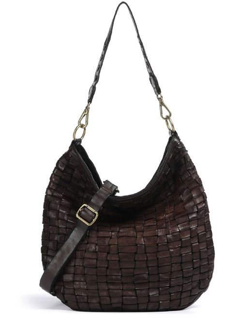 Borsa shopping edera in pelle di vacchetta intrecciata CAMPOMAGGI | C035990NDX2273C1501