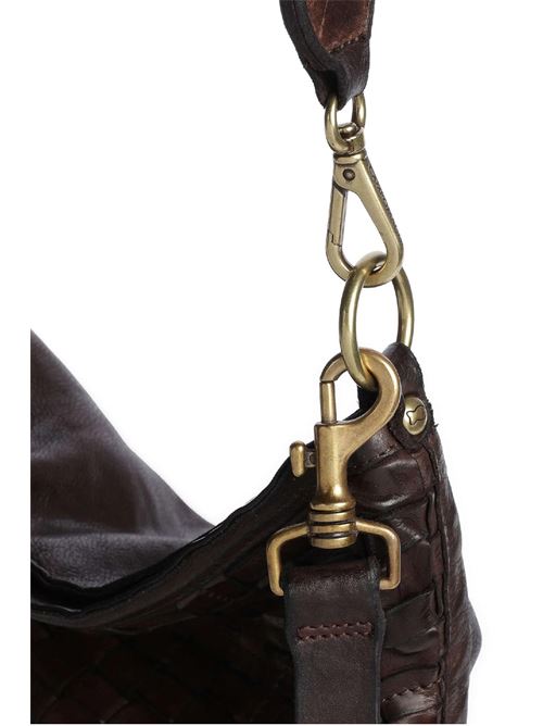 Borsa shopping edera in pelle di vacchetta intrecciata CAMPOMAGGI | C035990NDX2273C1501