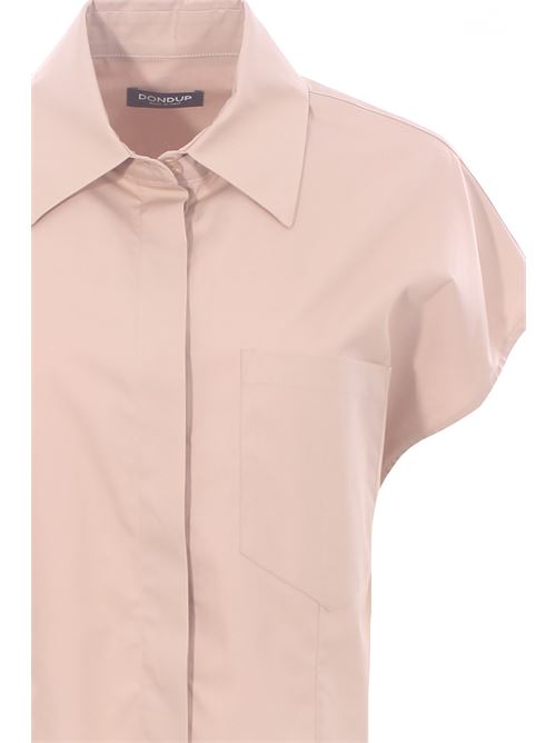 Camicia corta in cotone con ricami DONDUP | DC398DDPF0010RXXXW010
