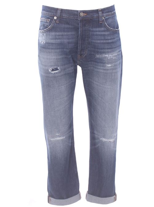 Jeans icon con rotture e risvolto DONDUP | DP776DDDSE340DIM2800