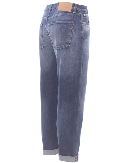 Jeans icon con rotture e risvolto DONDUP | DP776DDDSE340DIM2800