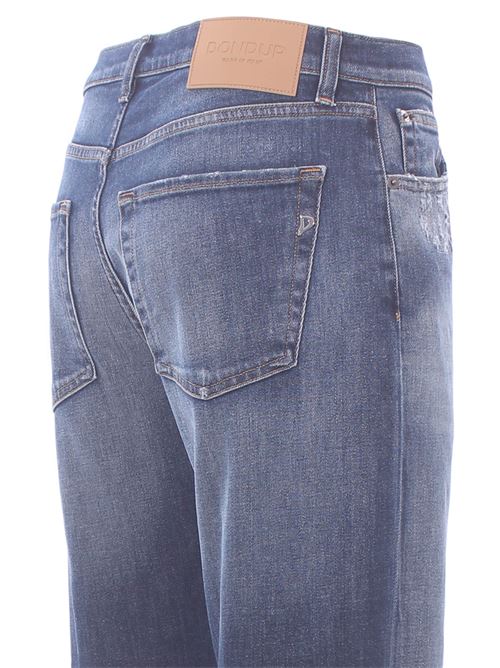Jeans icon con rotture e risvolto DONDUP | DP776DDDSE340DIM2800