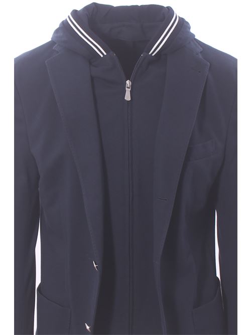 giacca pettorina e cappuccio ELEVENTY | K70GIAK01TES0K01111